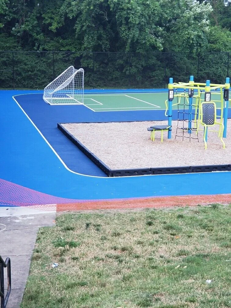 Court construction detail